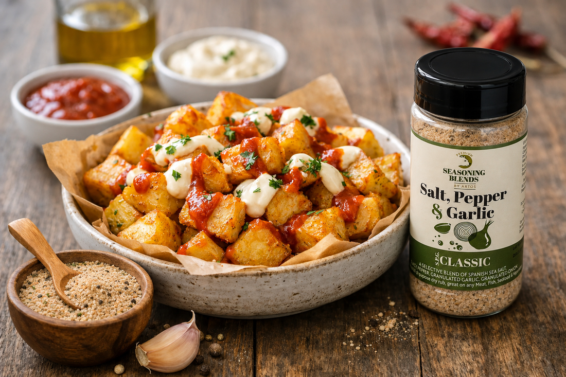 Sal de ajo para patatas bravas: cómo usarla