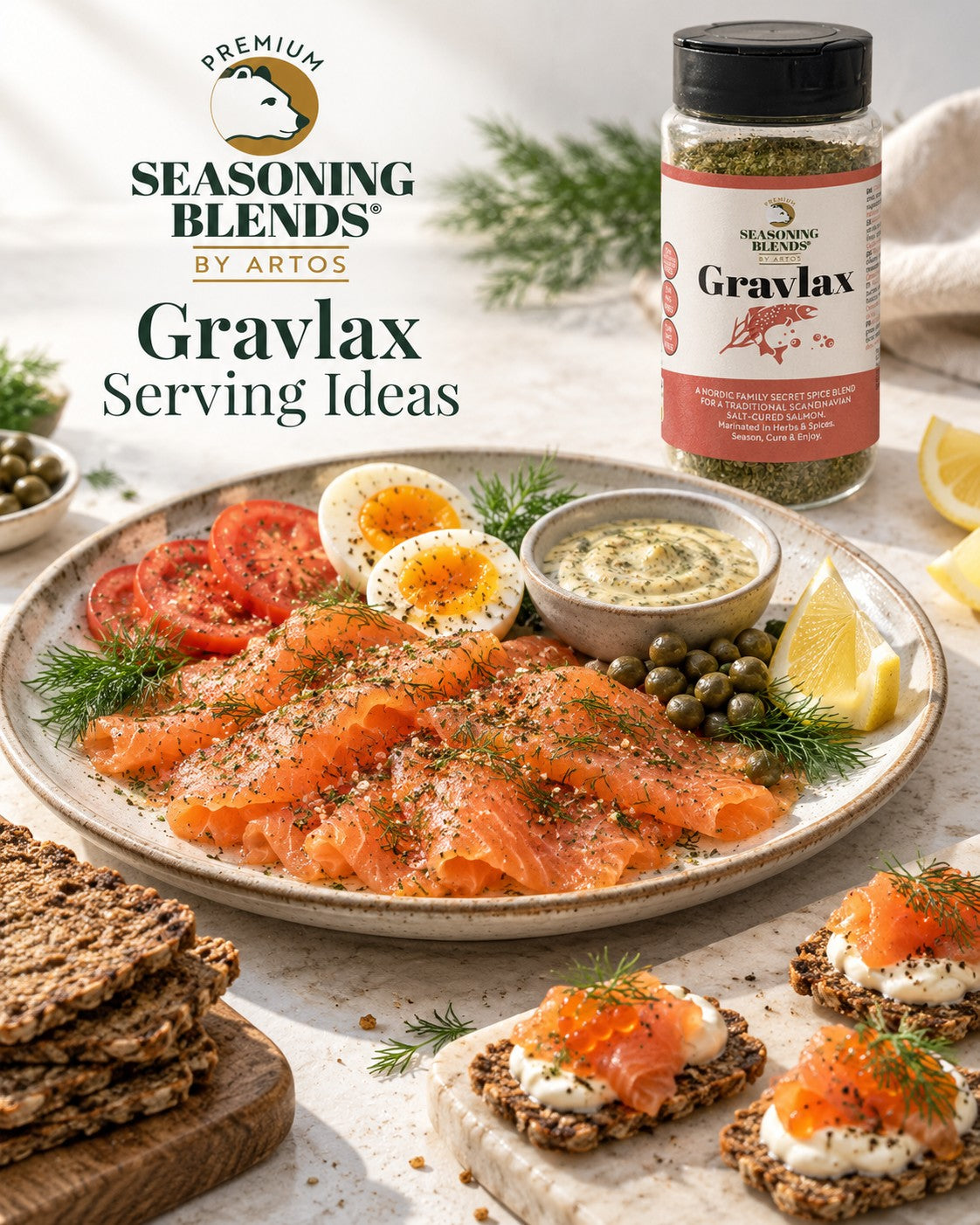 ByArtos Gravlax – Scandinavian Cured Salmon & Serving Ideas