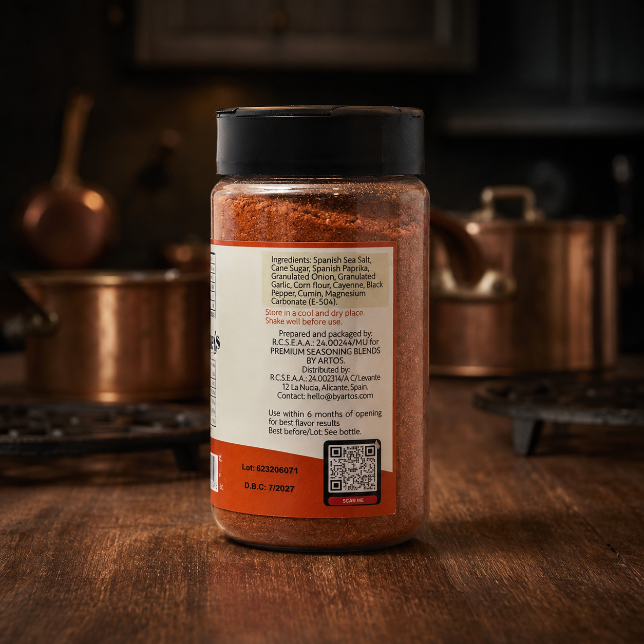 Chili, Paprika, Garlic and Salt