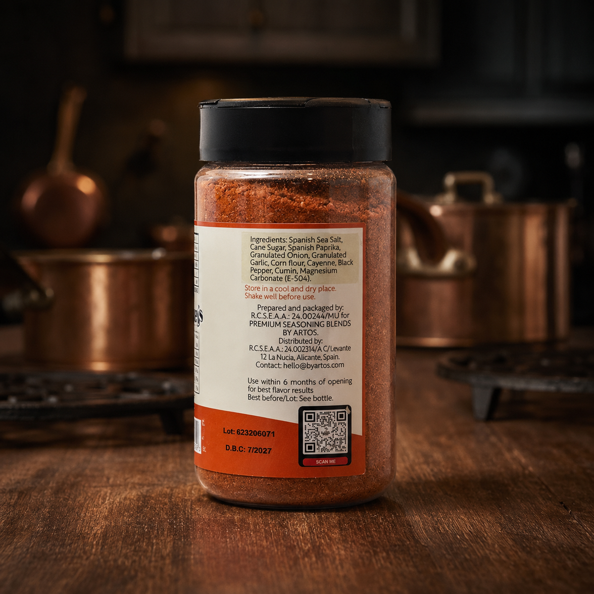 Chili, Paprika, Garlic and Salt