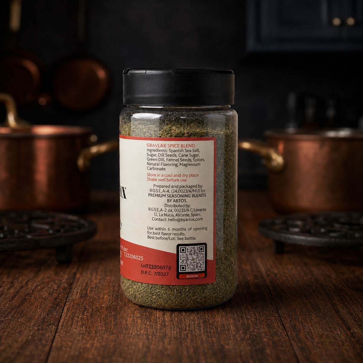 Gravlax, Spices and Salt