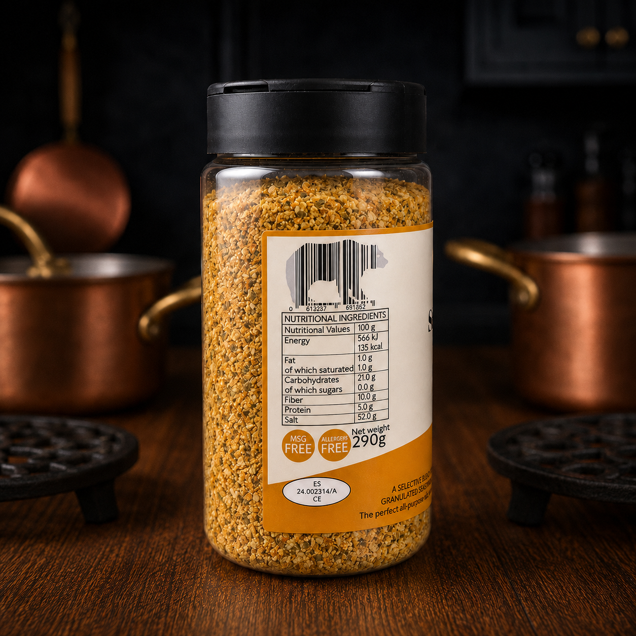 Salt, Pepper, Garlic and Lemon
